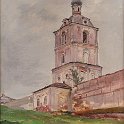 Pereslavl Gritzky cloister 1960 oil on canvas 88x68